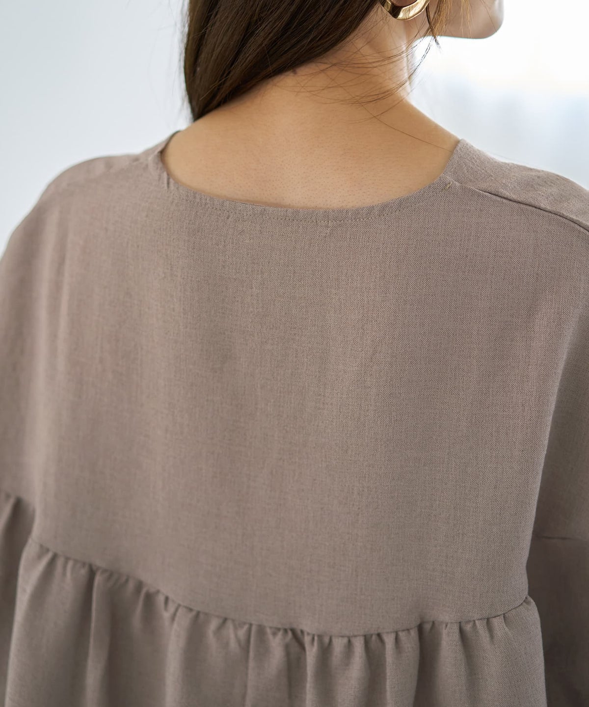 着用イメージ 166cm モカ