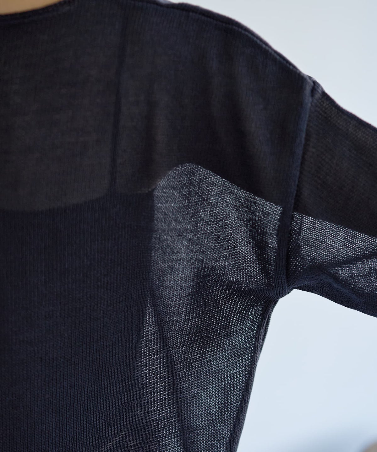 着用イメージ 166cm ネイビー