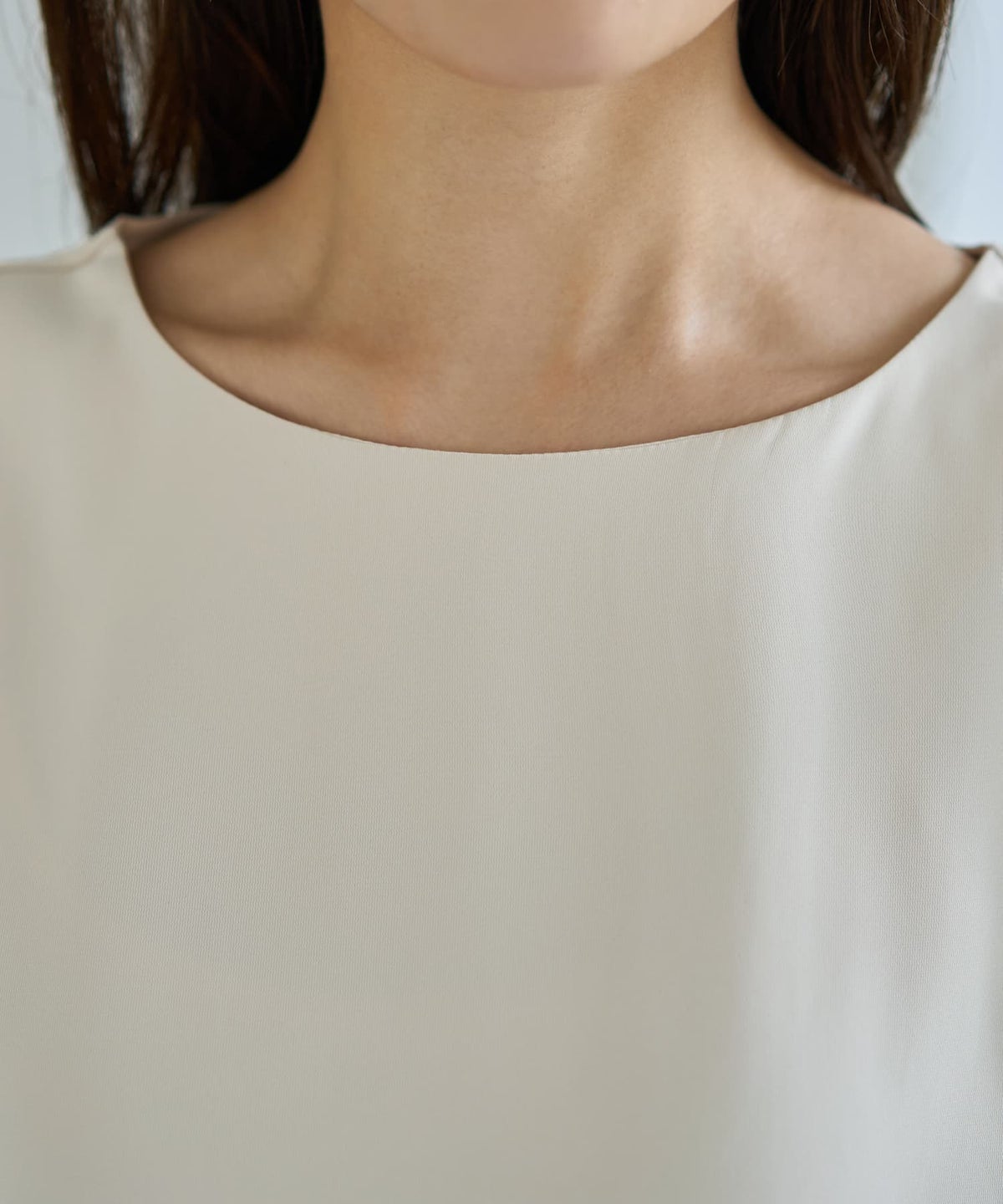 着用イメージ 167cm ライトベージュ