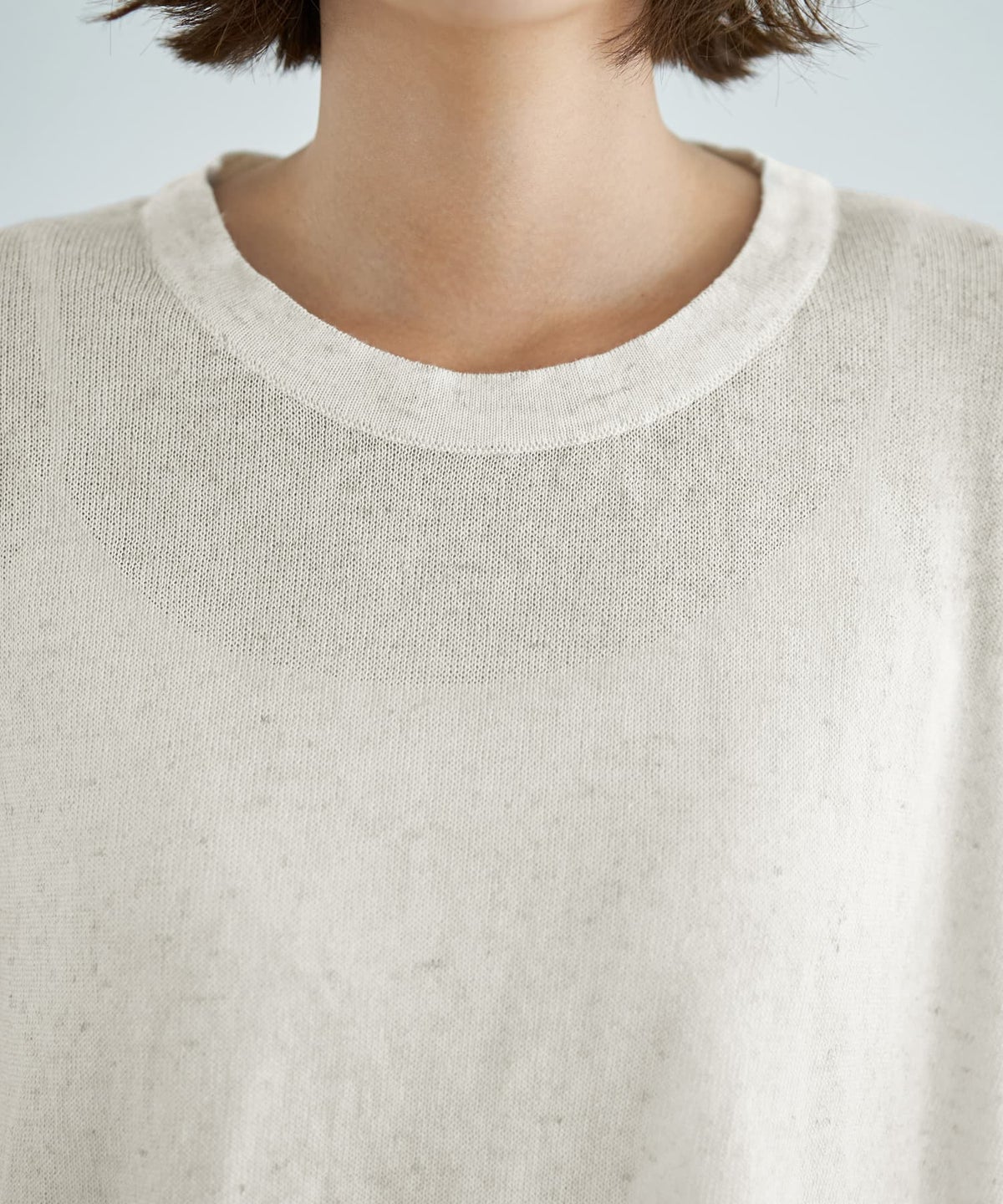 着用イメージ 163cm オートミール