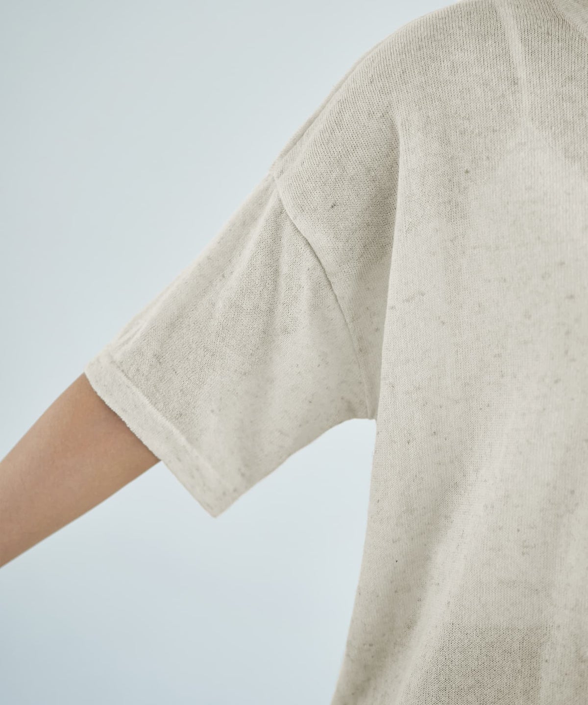 着用イメージ 163cm オートミール