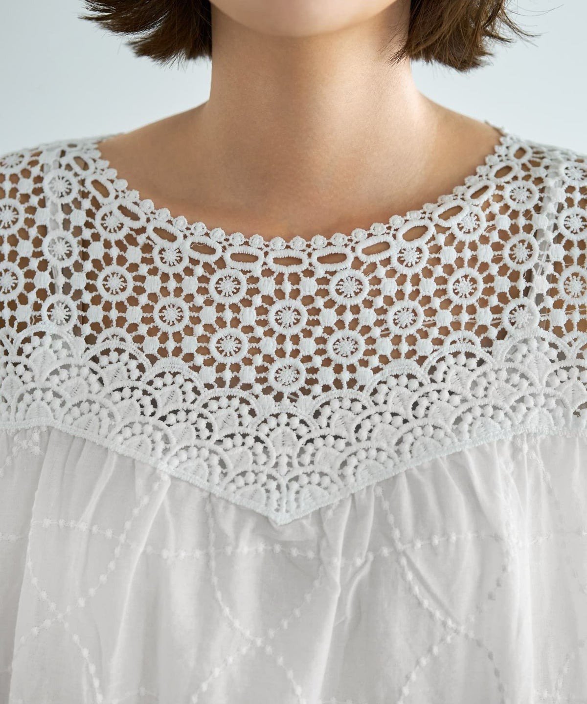 着用イメージ 167cm ホワイト