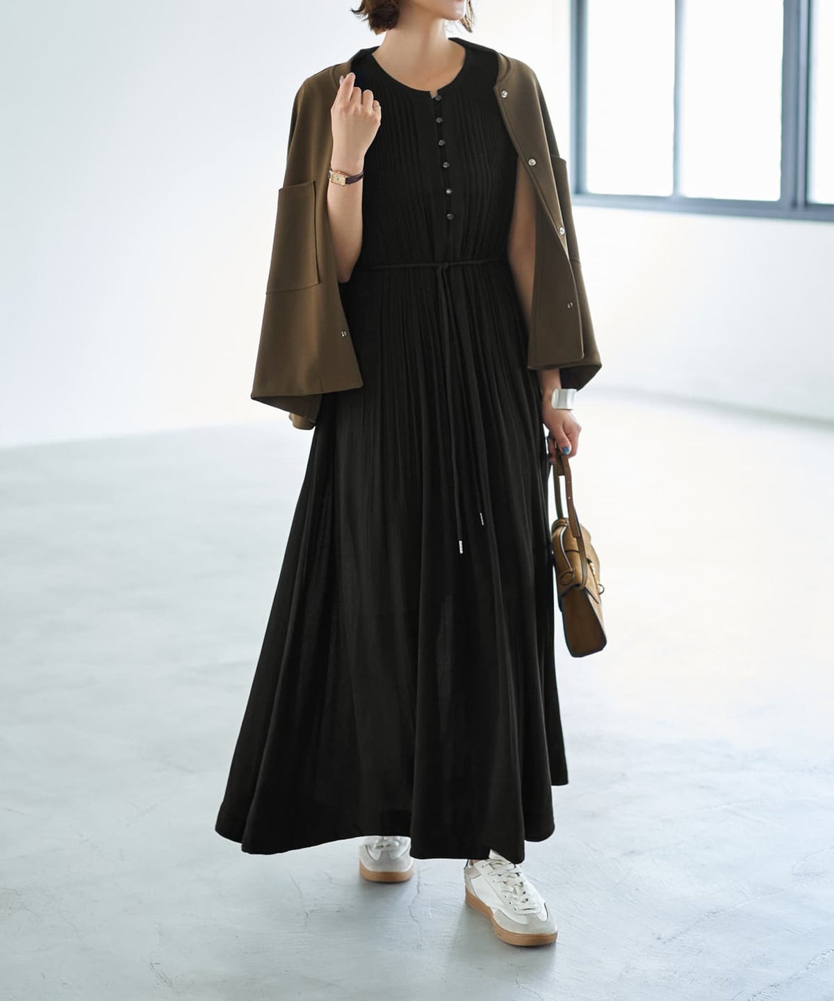 着用イメージ 167cm ブラック 02サイズ