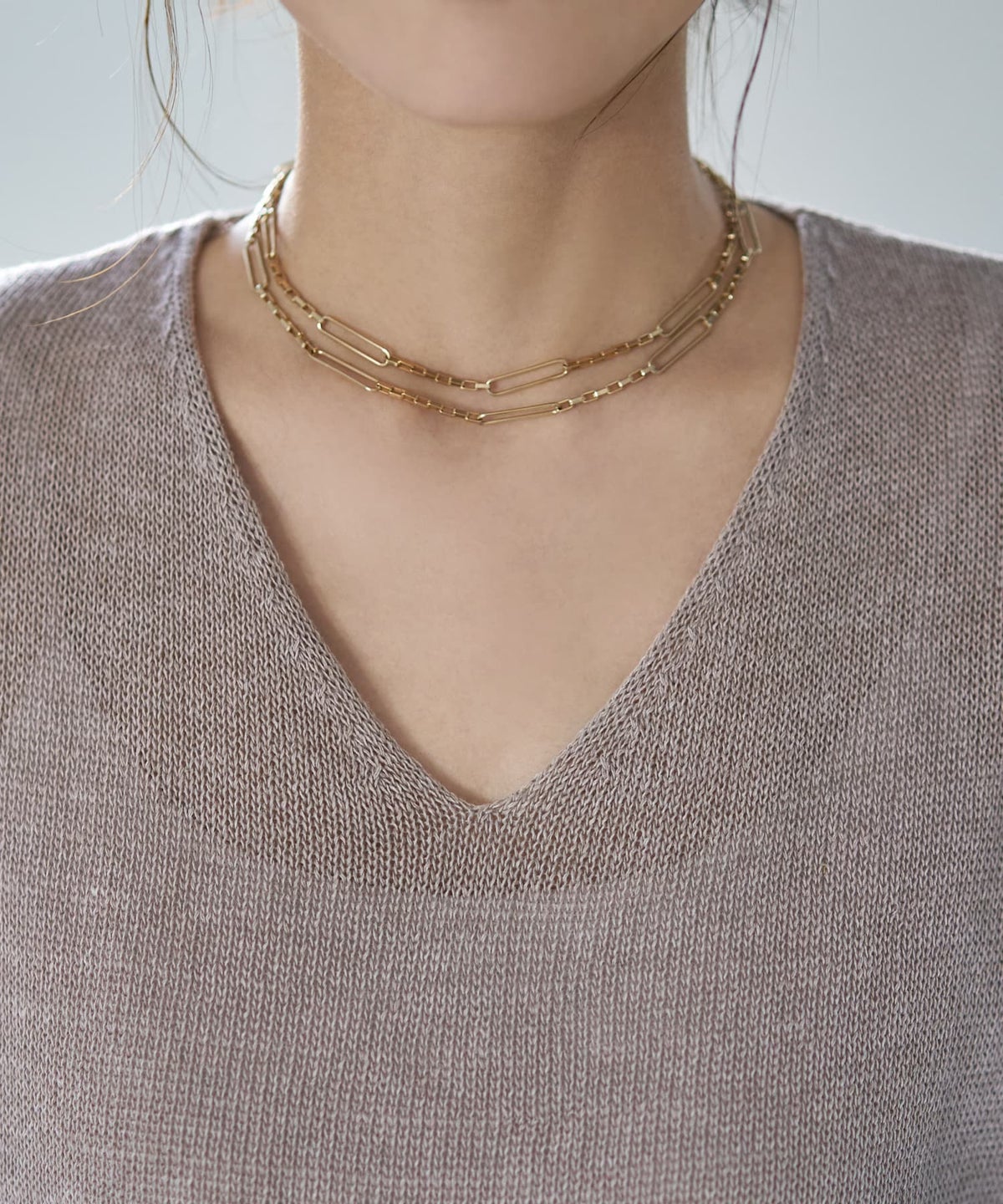 着用イメージ 163cm モカ