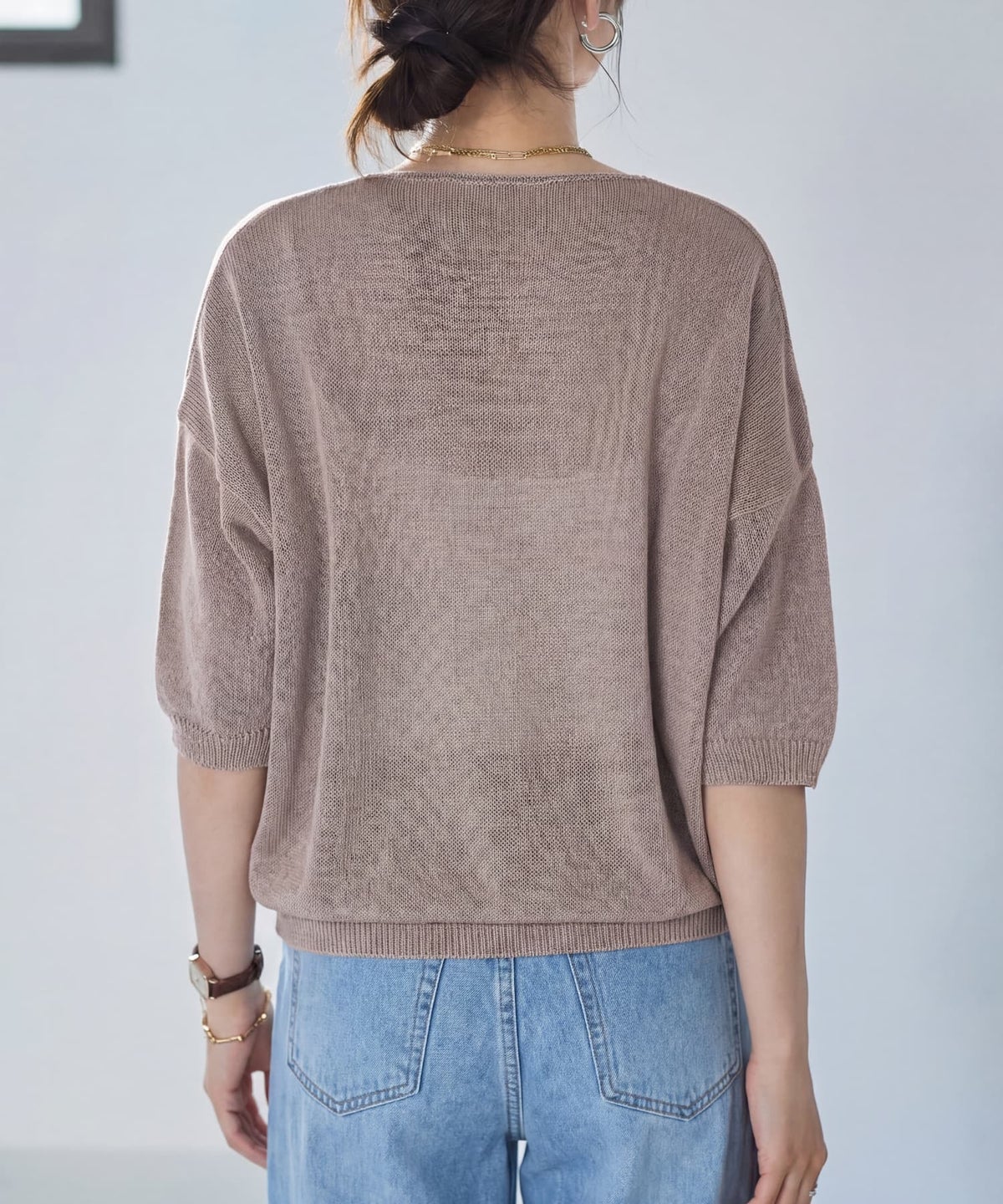 着用イメージ 163cm モカ