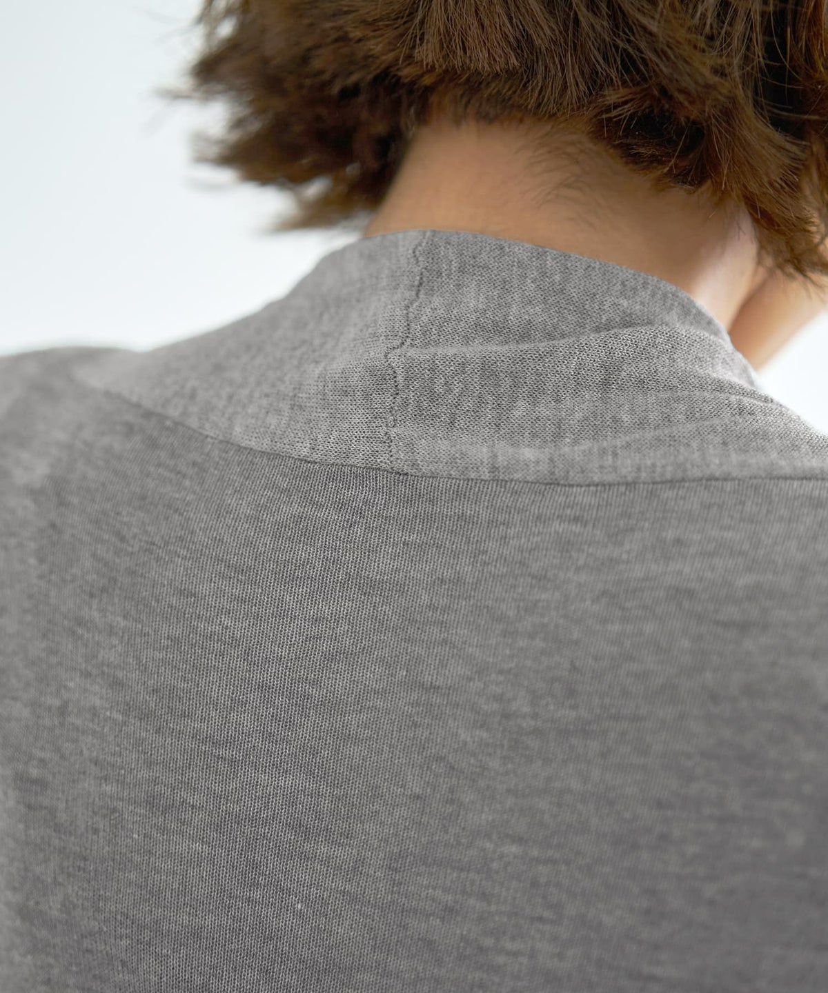 着用イメージ 167cm ライトグレー