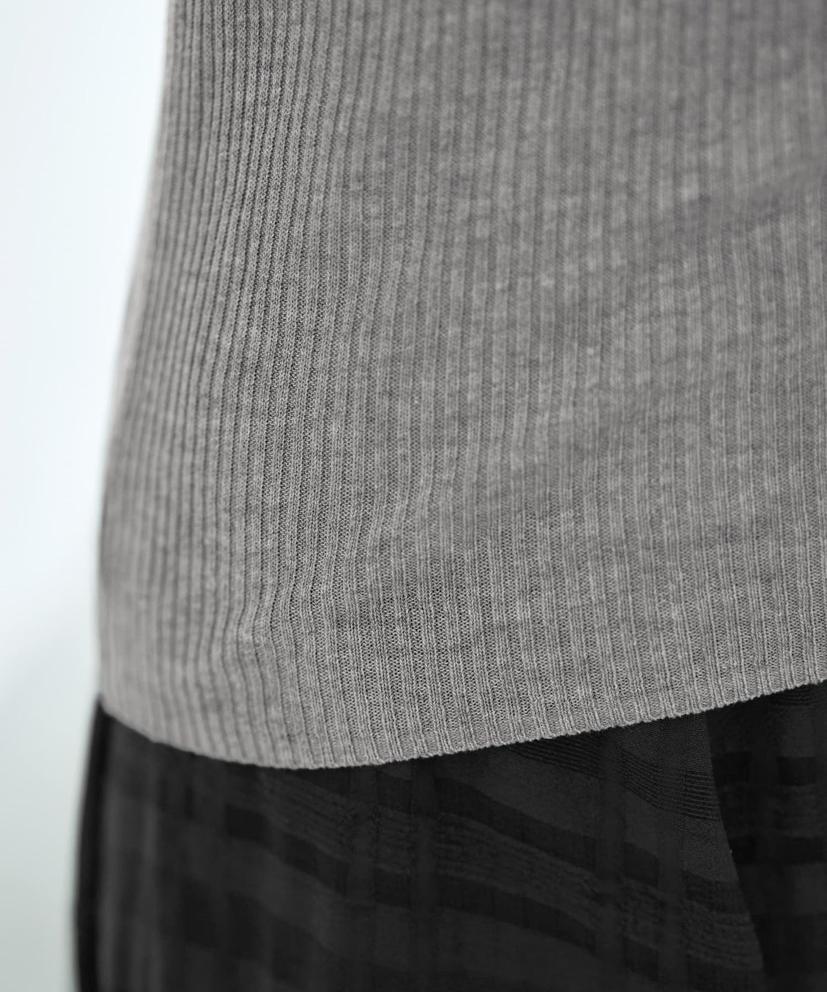 着用イメージ 163cm ライトグレー