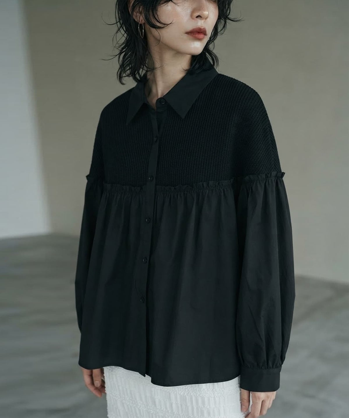 着用イメージ 170cm ブラック