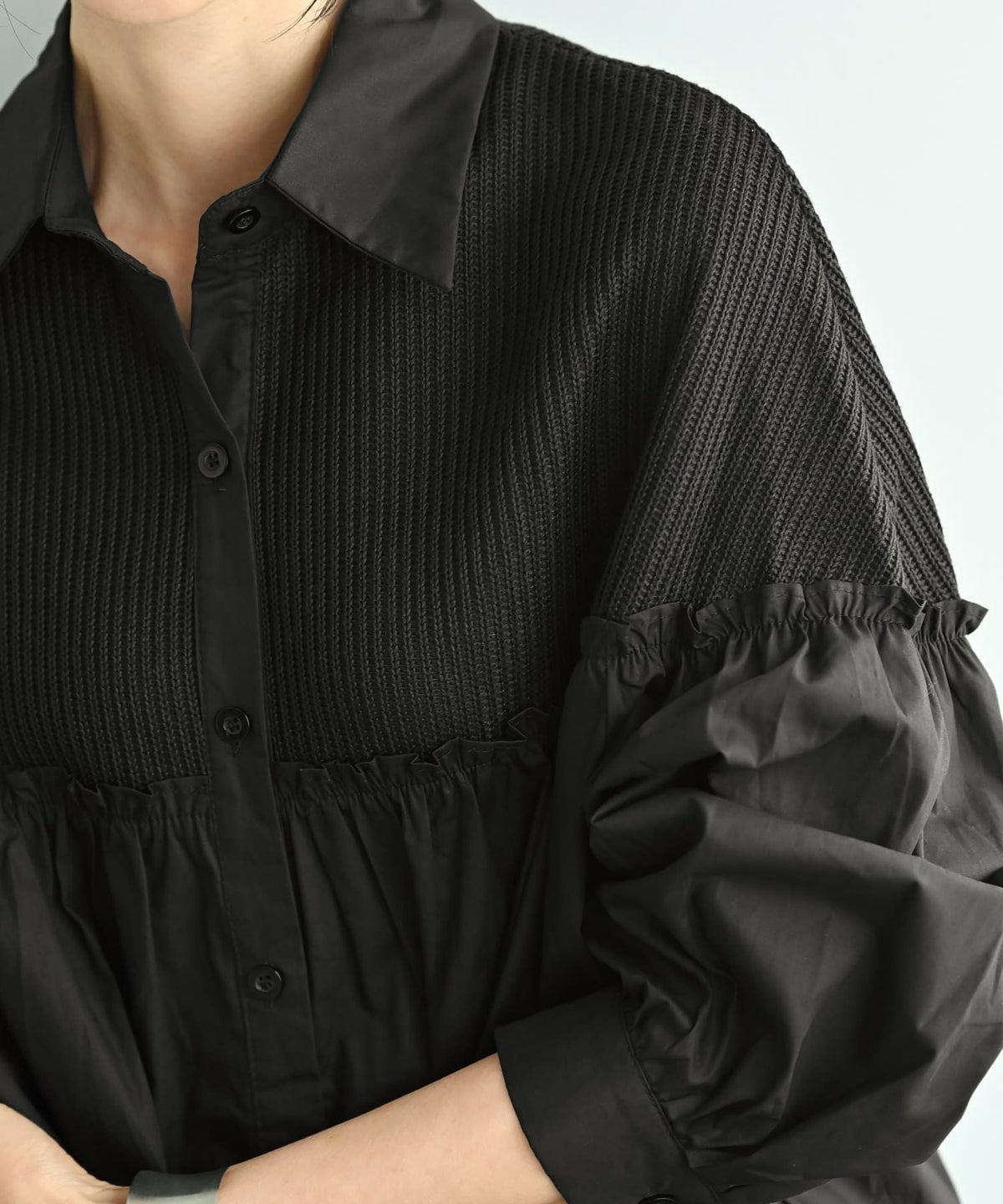 着用イメージ 170cm ブラック