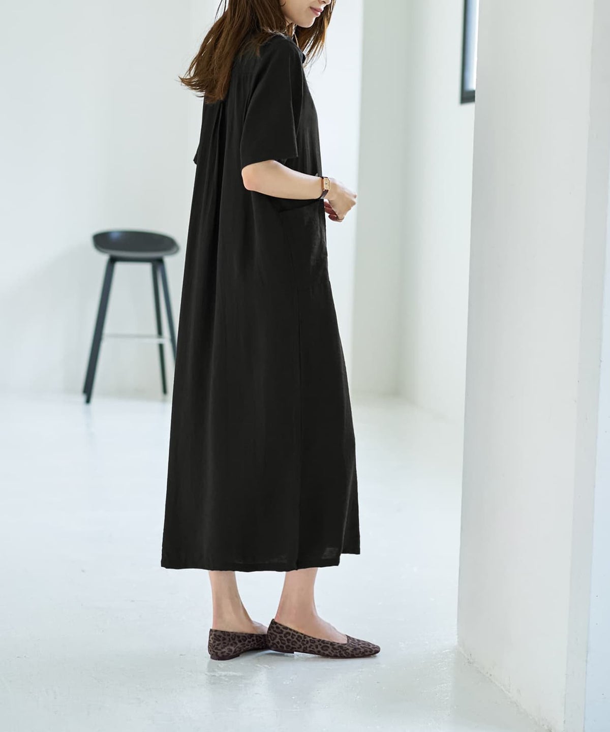 着用イメージ 167cm ブラック