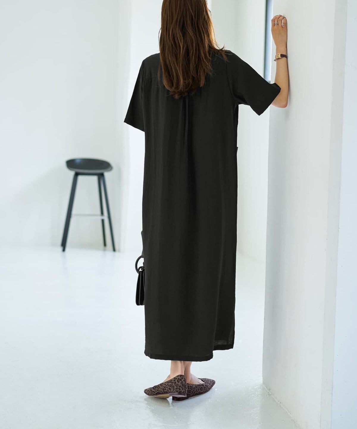 着用イメージ 167cm ブラック