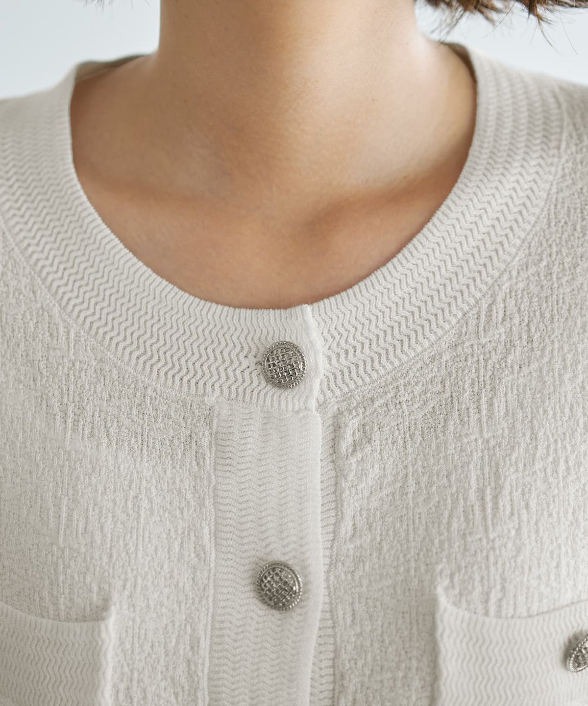 着用イメージ 167cm ホワイト