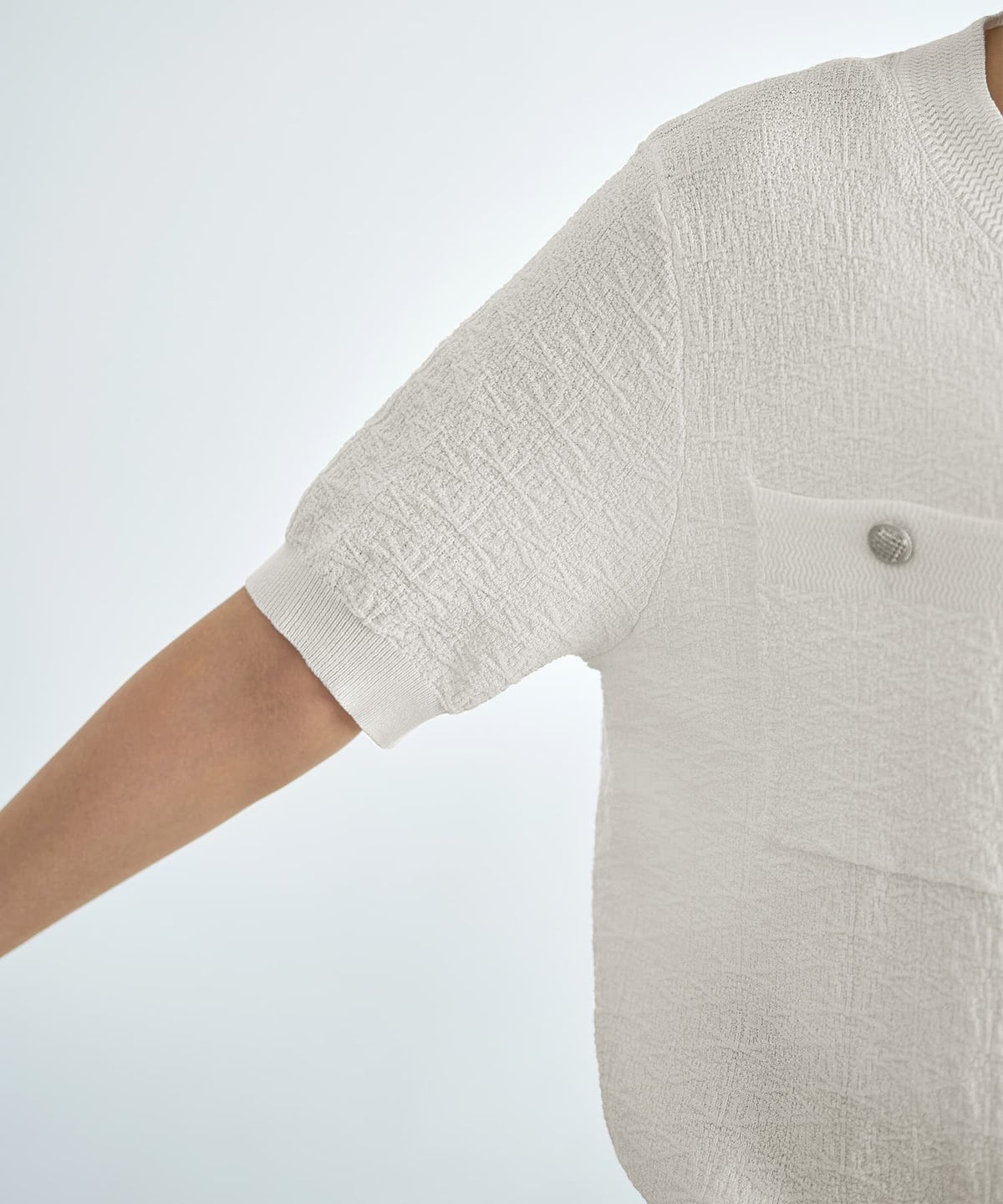 着用イメージ 167cm ホワイト