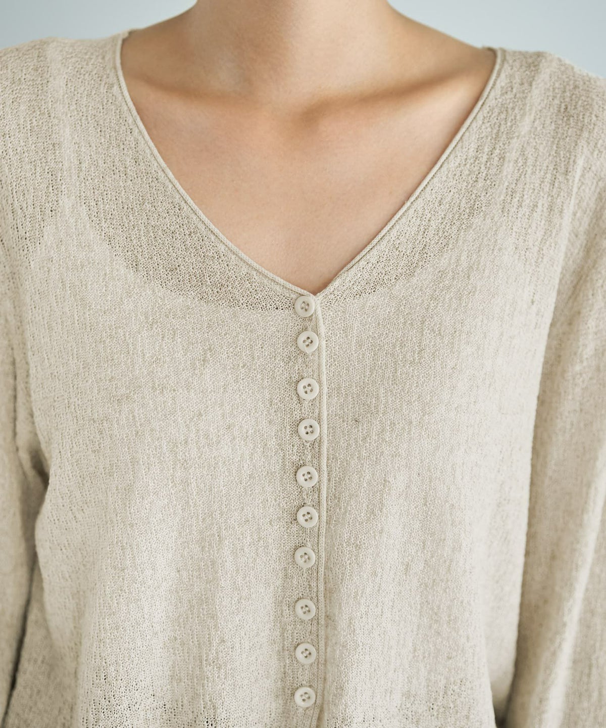 着用イメージ 167cm ライトベージュ