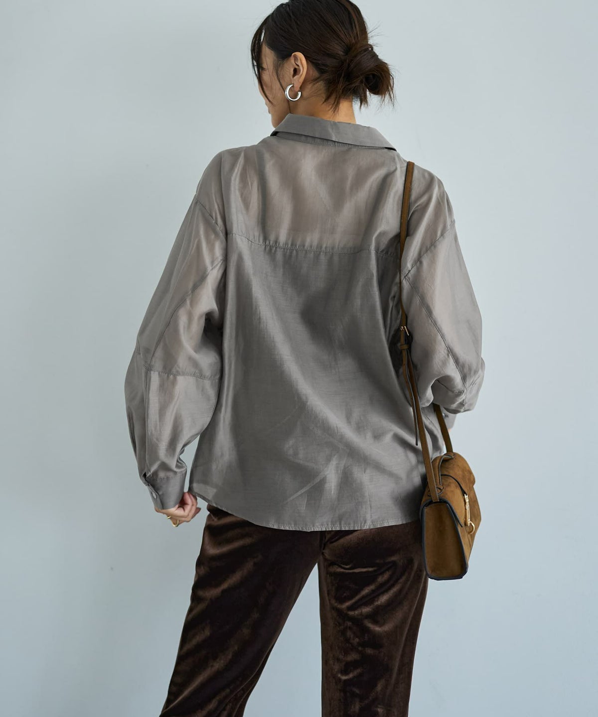 着用イメージ 166cm ストーン