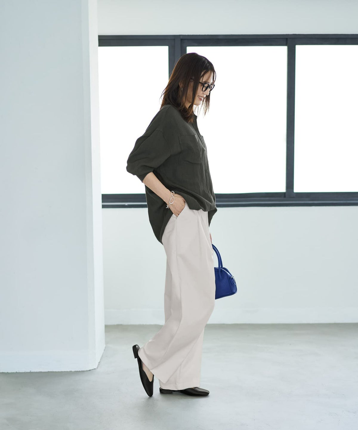 着用イメージ 166cm スミクロ