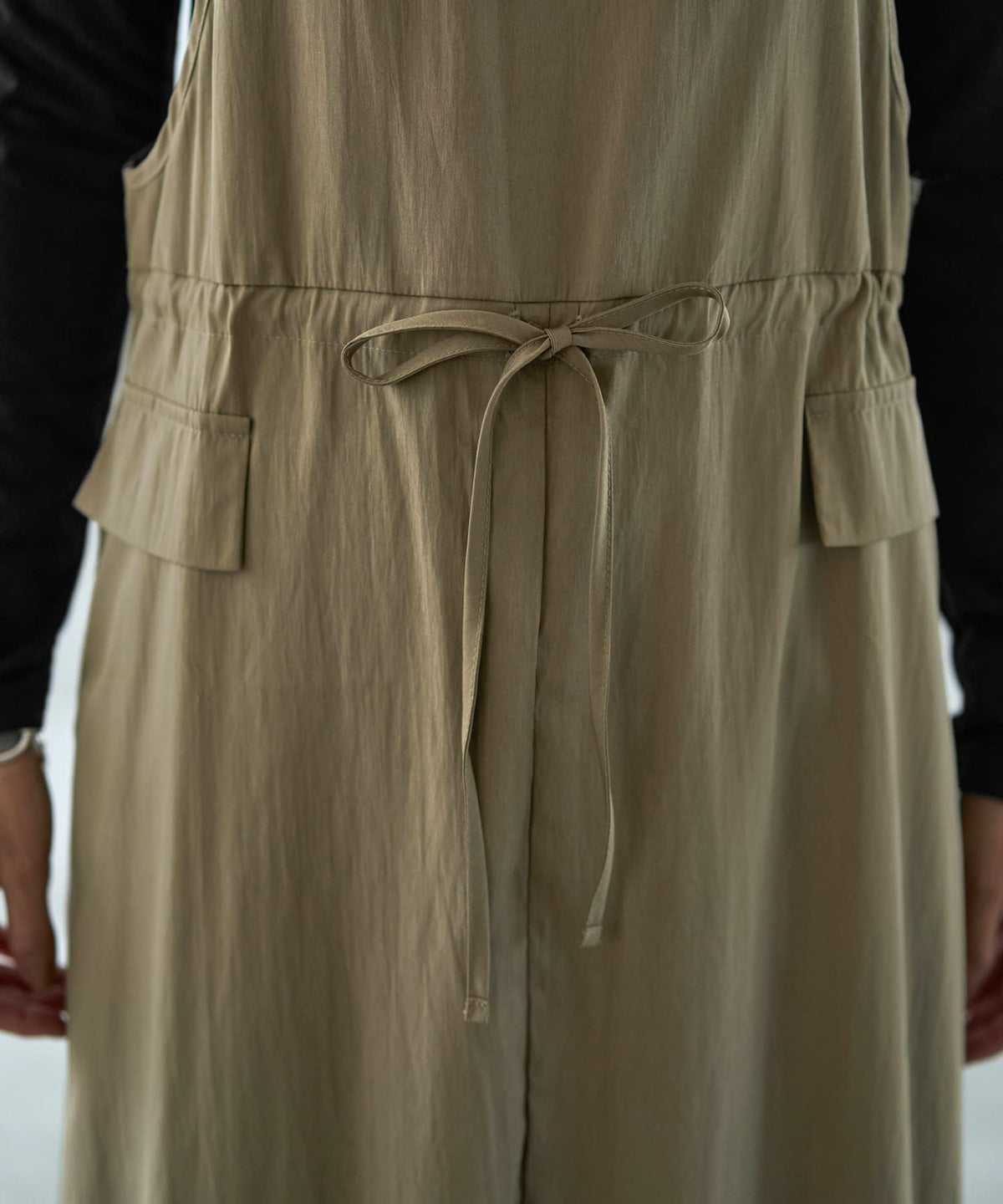 着用イメージ 166cm オリーブベージュ