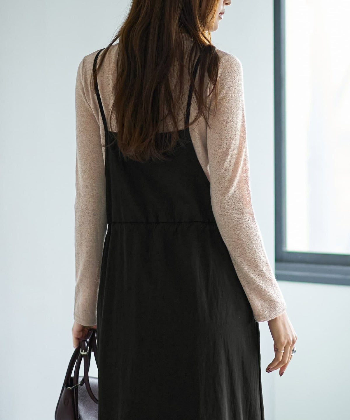 着用イメージ 166cm ブラック