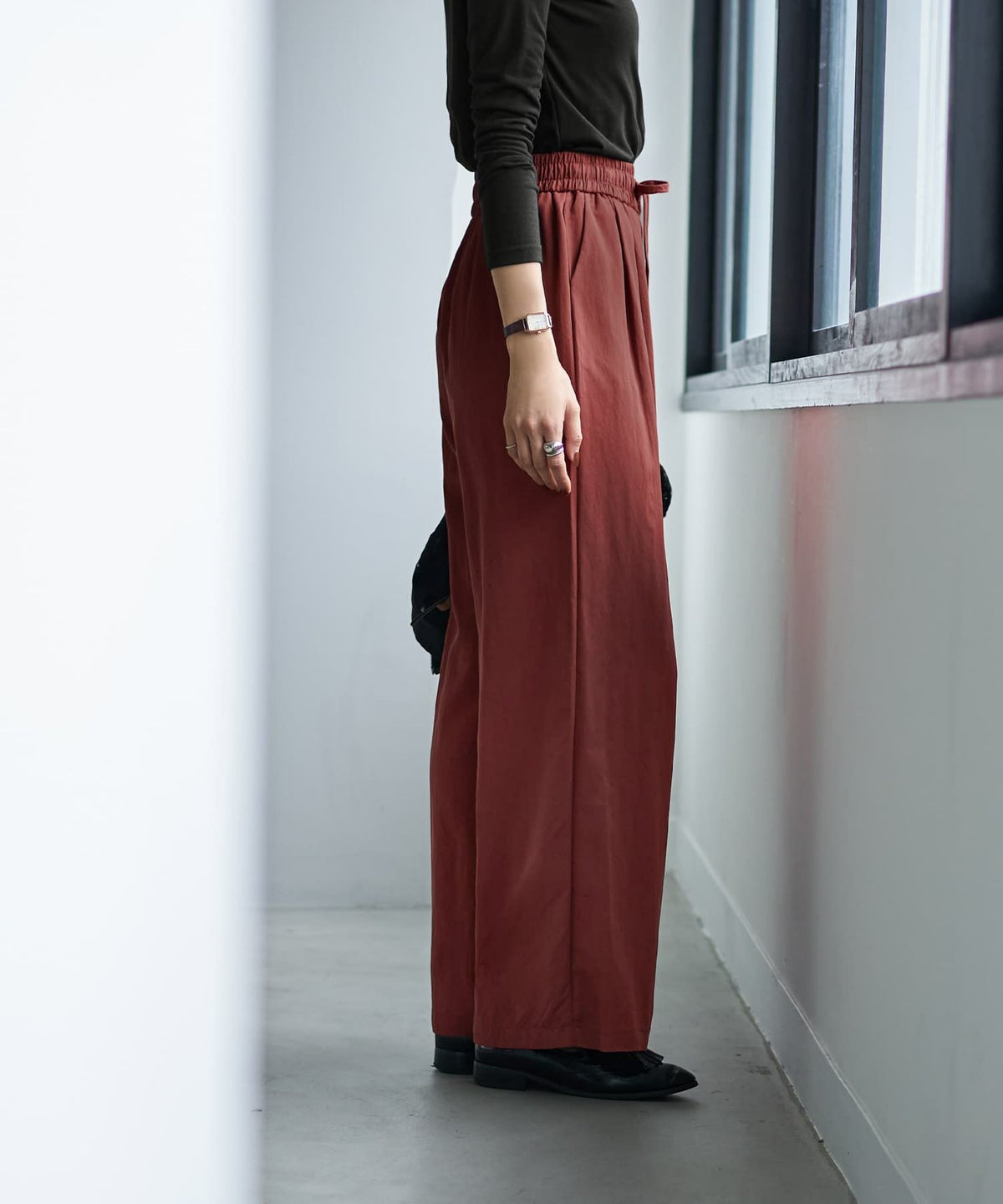 着用イメージ 166cm アカチャ