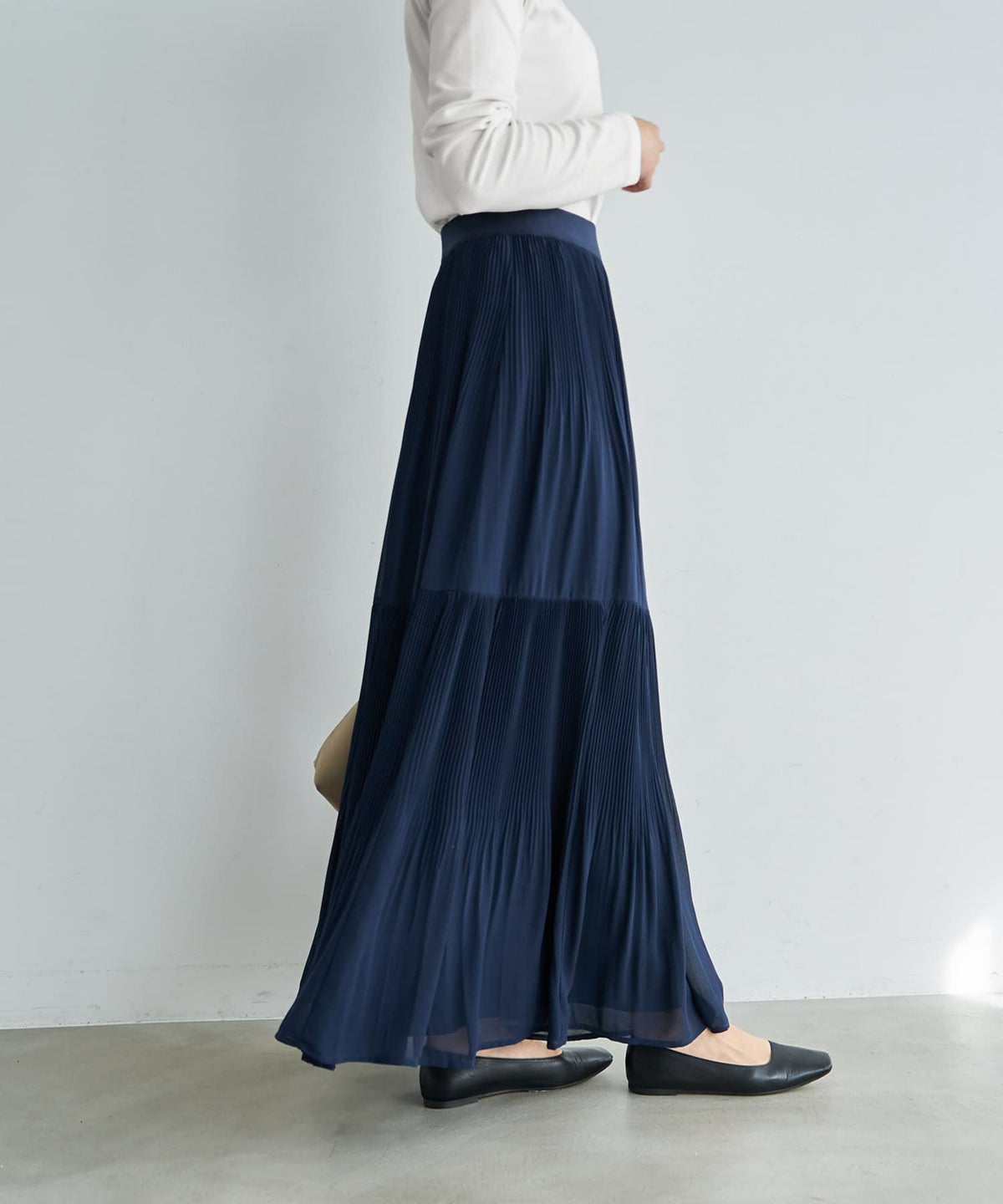 着用イメージ 166cm ネイビー 02サイズ