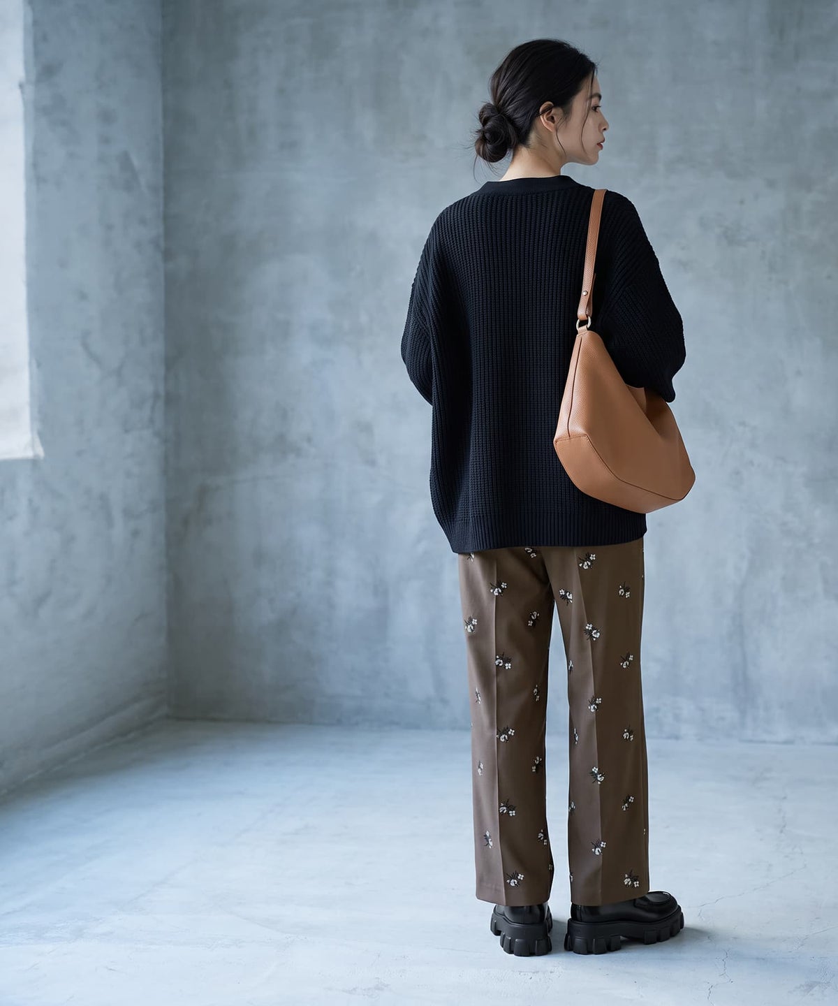 着用イメージ 170cm ブラック