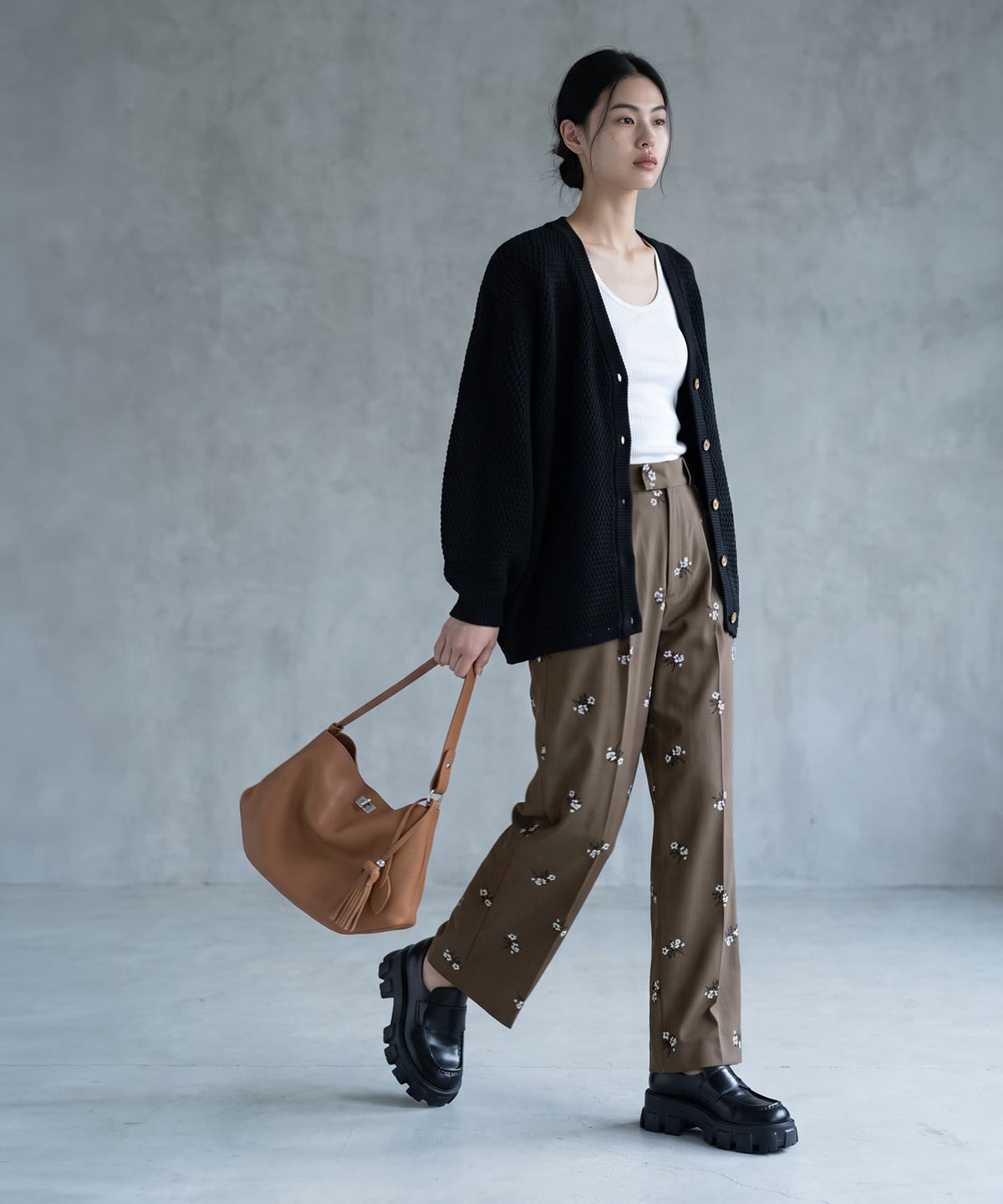 着用イメージ 170cm ブラック