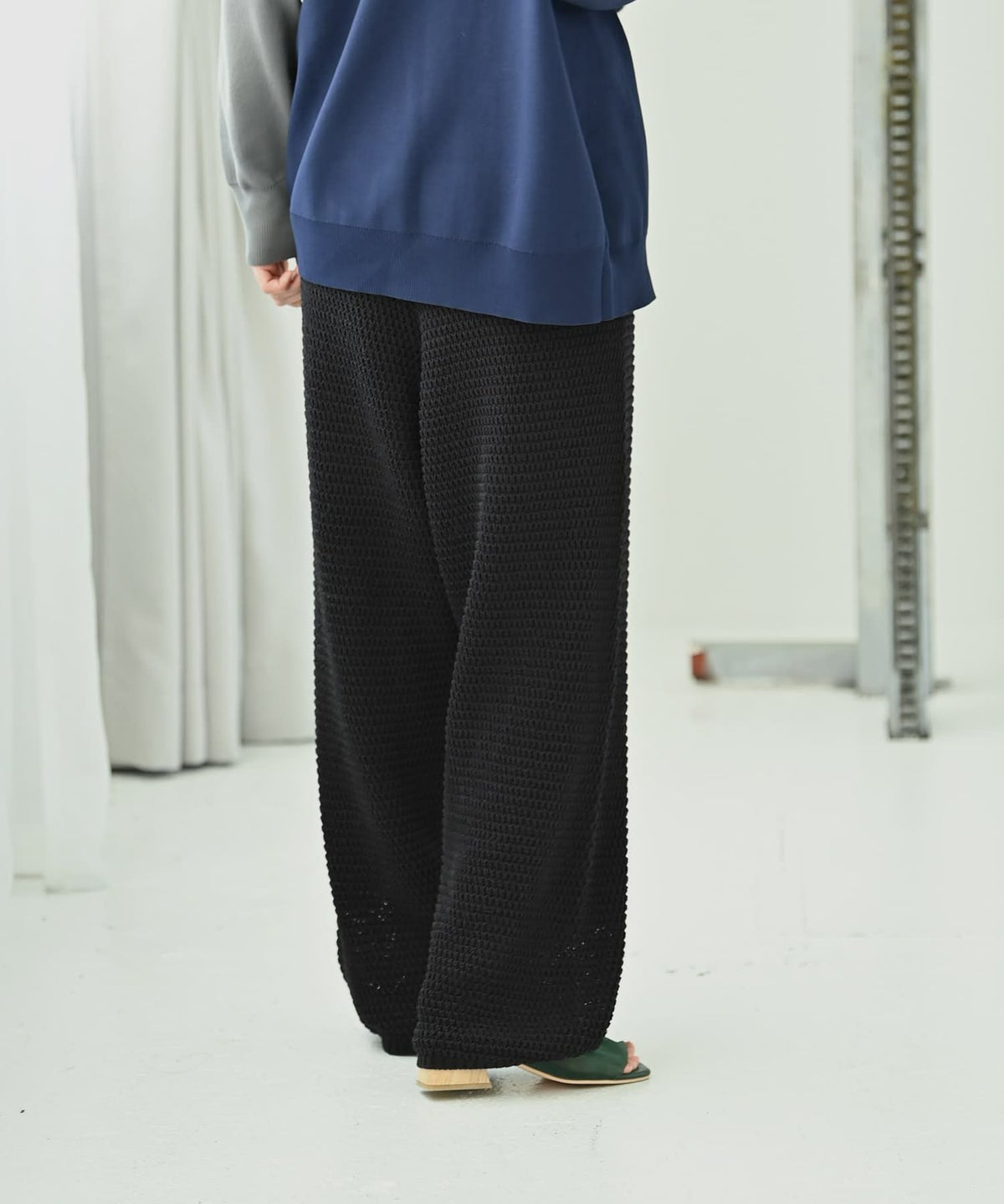 着用イメージ 172cm ブラック