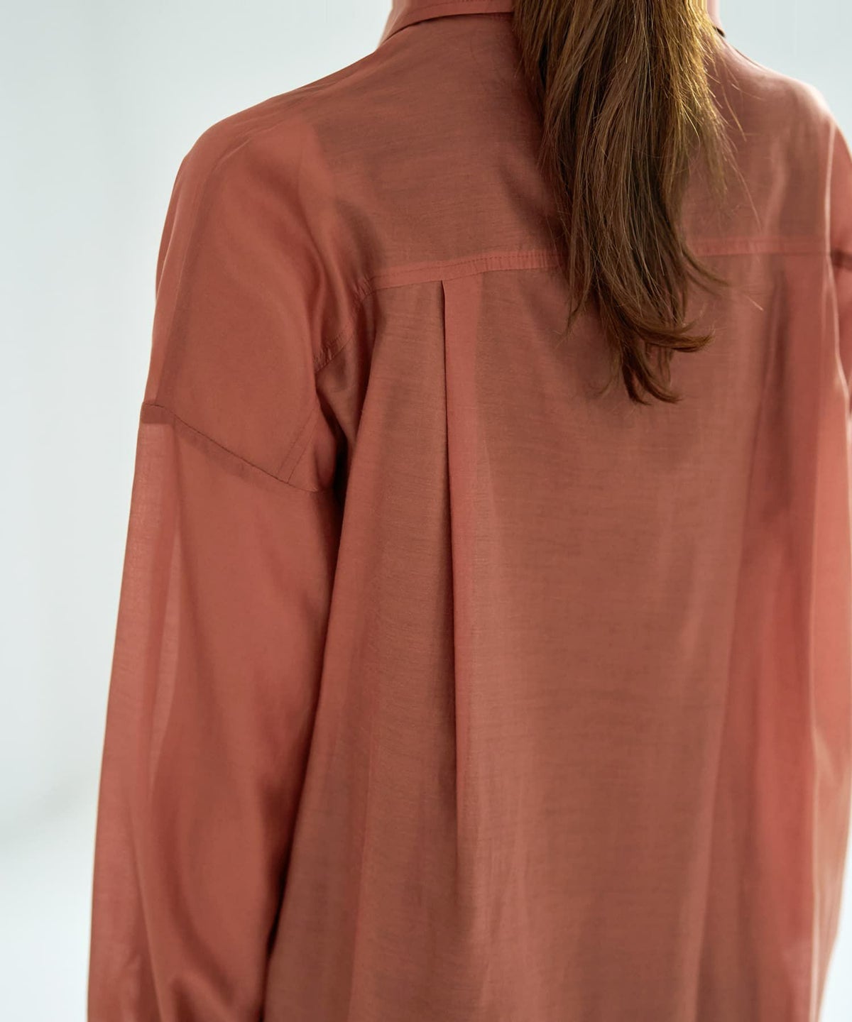 着用イメージ 167cm オレンジブラウン