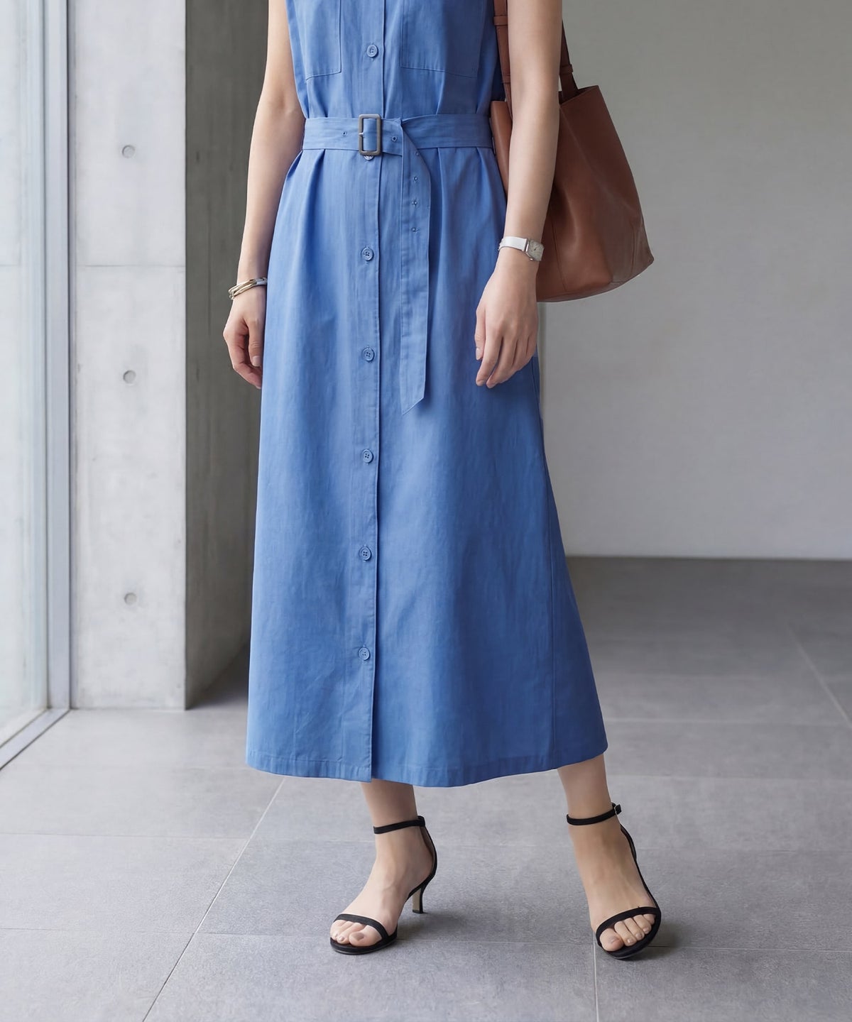 着用イメージ 165cm ブルー 02サイズ