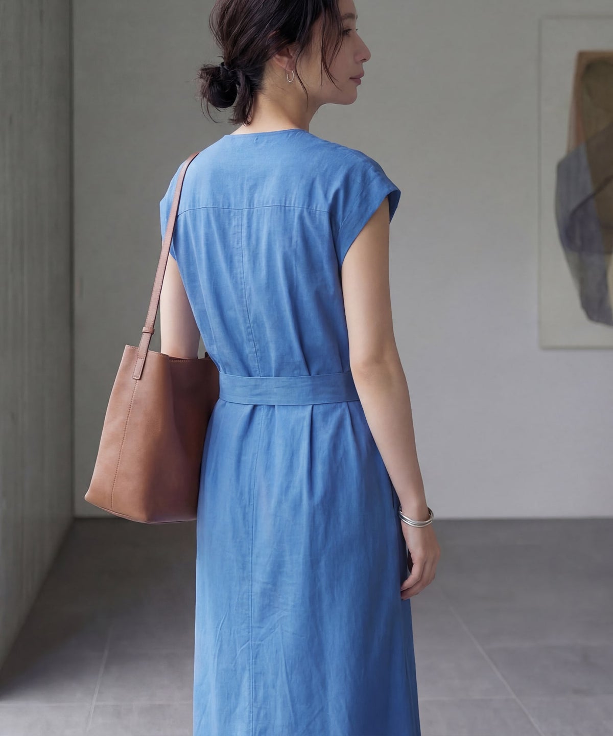 着用イメージ 165cm ブルー 02サイズ