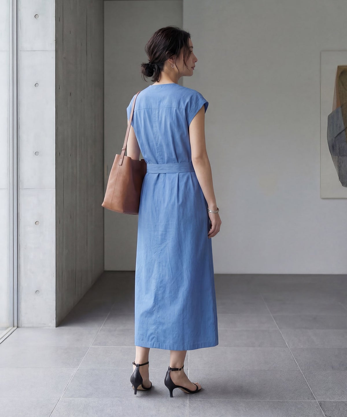 着用イメージ 165cm ブルー 02サイズ