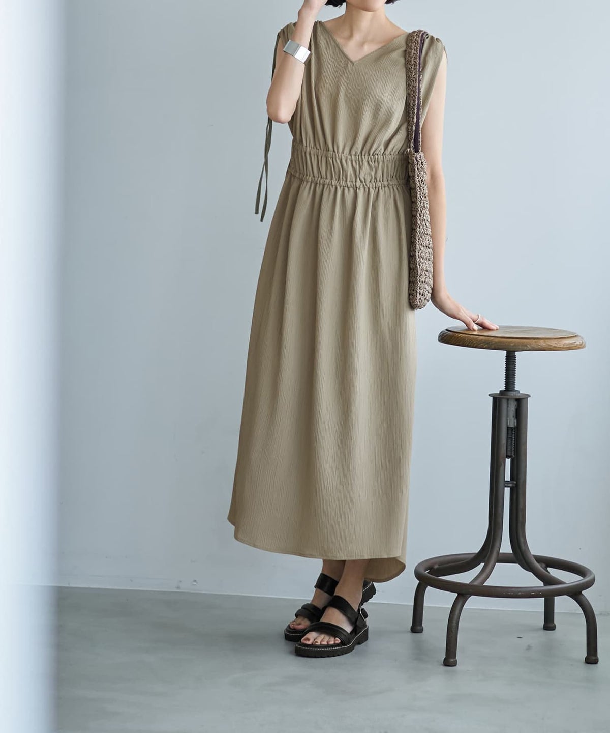 着用イメージ 167cm 02サイズ オリーブ