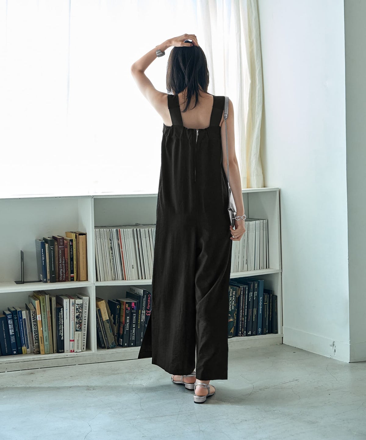 着用イメージ 167cm ブラック 02
