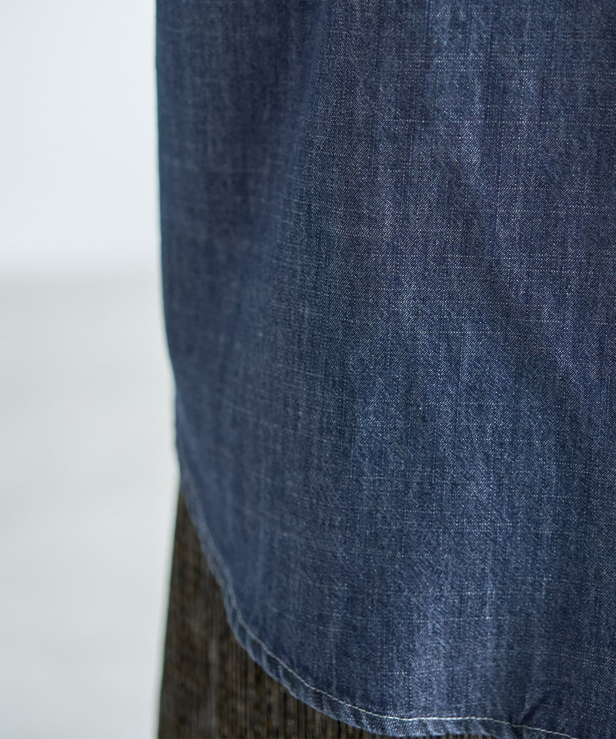 着用イメージ 166cm ダークブルー