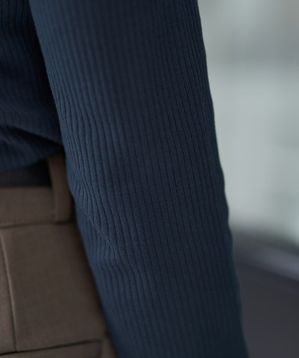 着用イメージ 166cm ネイビー