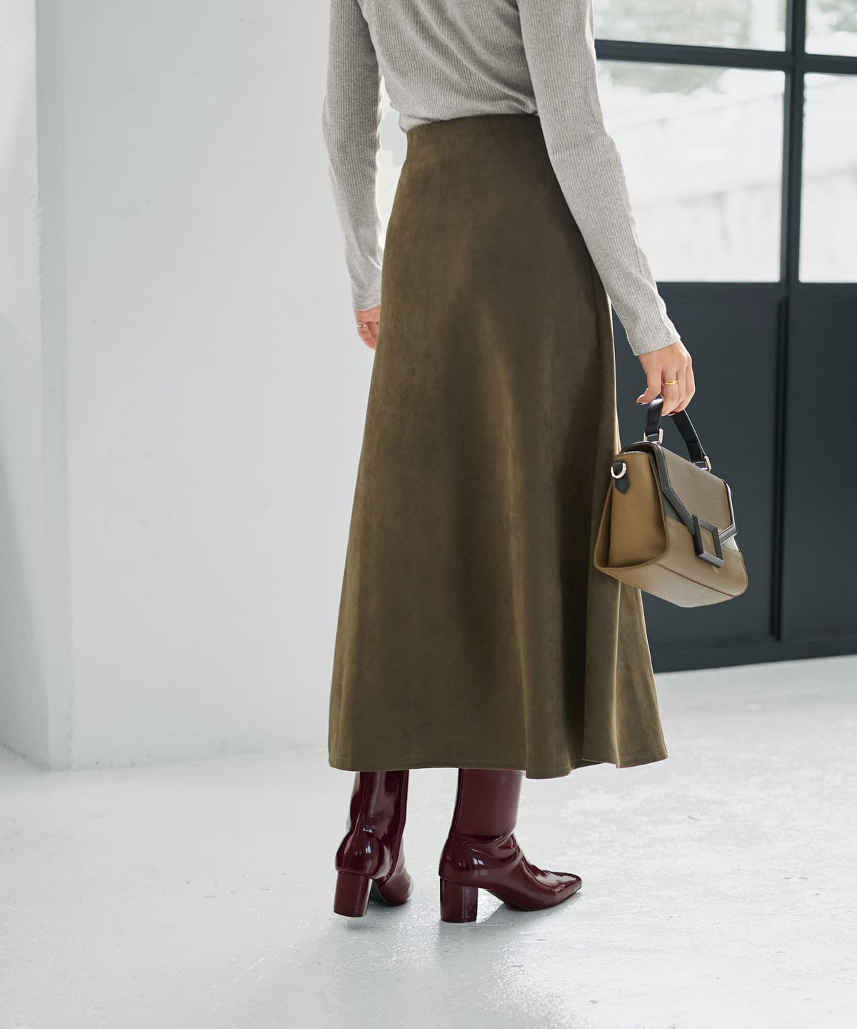 着用イメージ 167cm カーキ Mサイズ