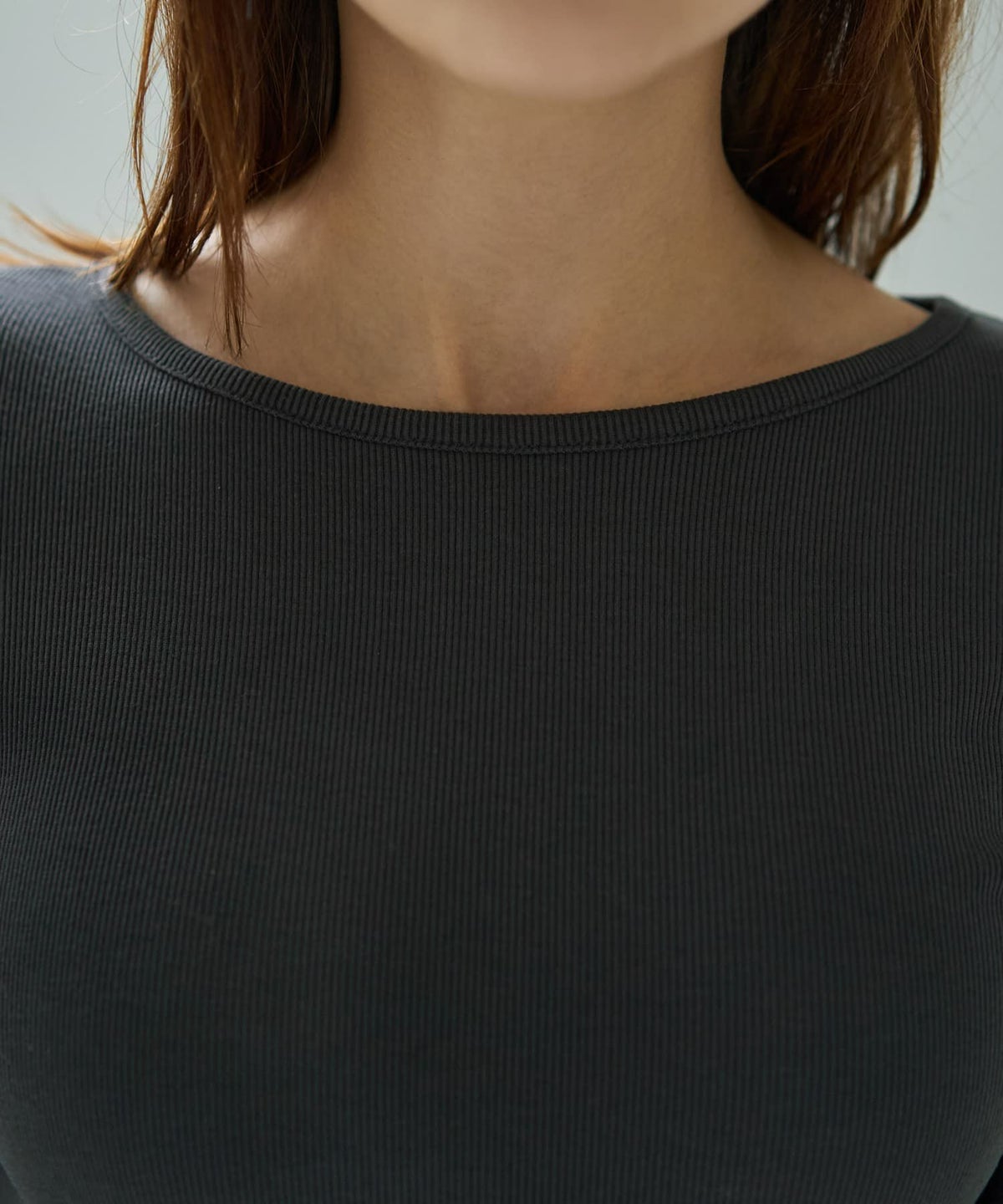 着用イメージ 167cm チャコール