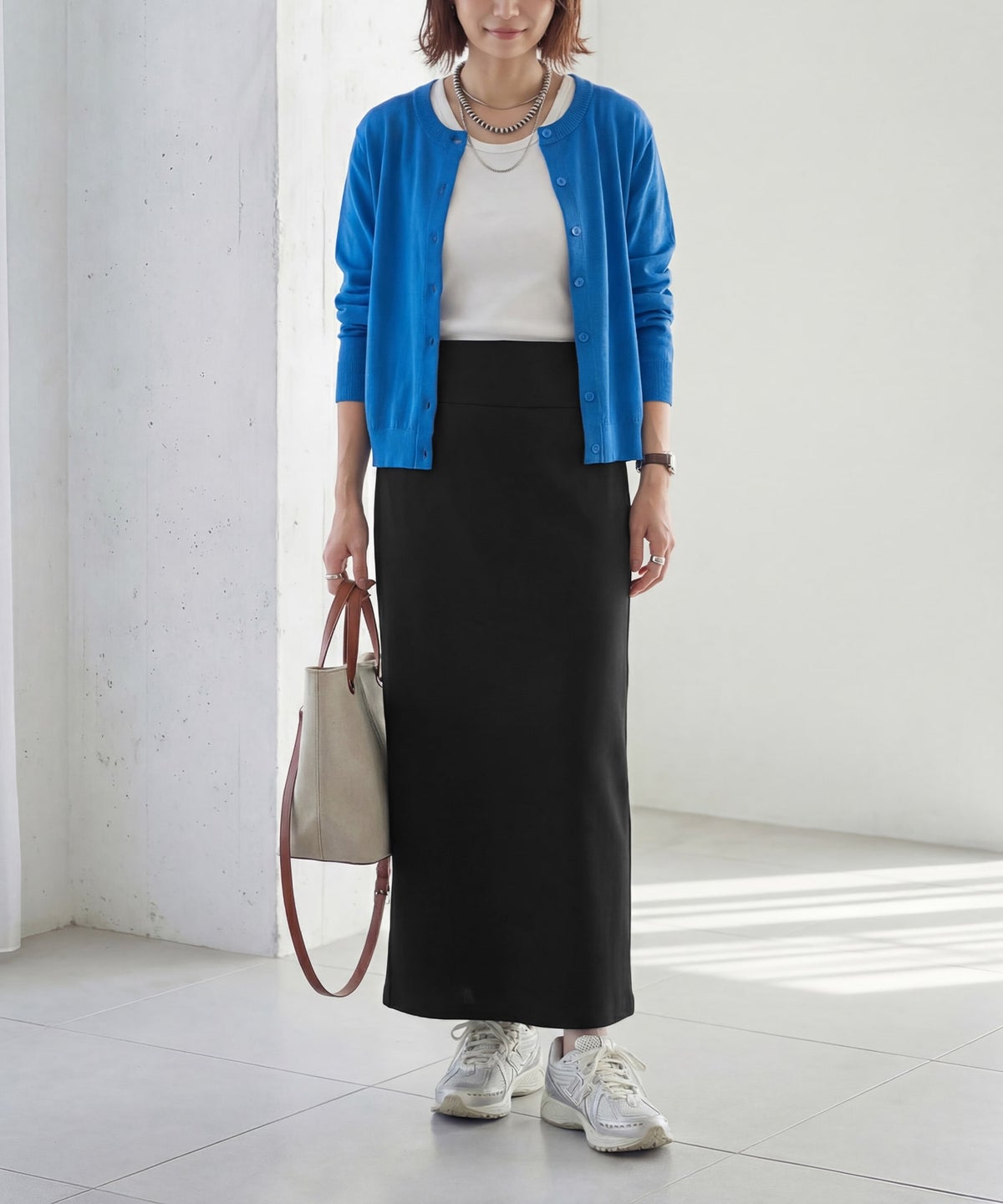 着用イメージ 167cm ブラック