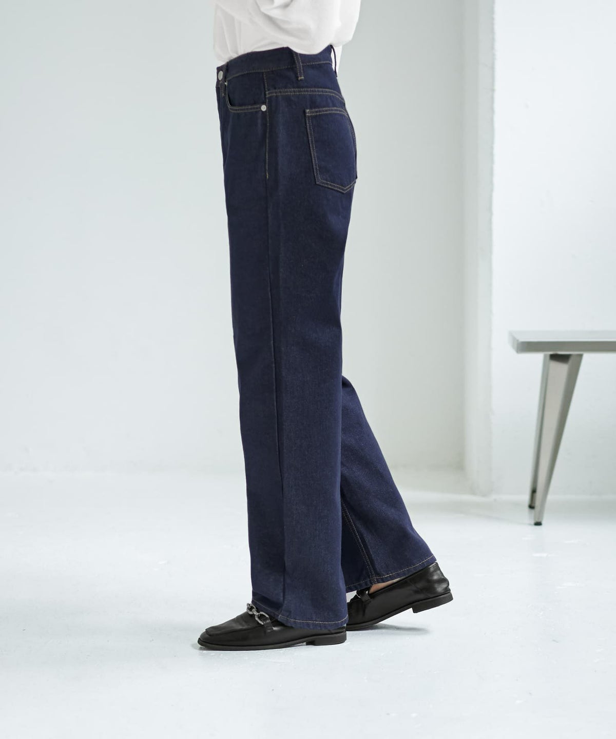 着用イメージ 167cm ネイビー Sサイズ