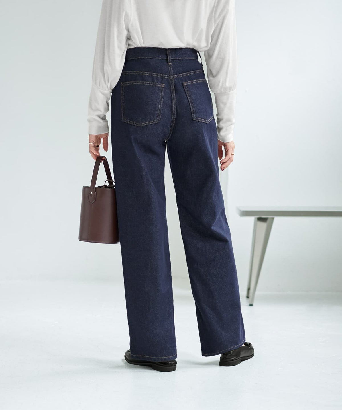 着用イメージ 167cm ネイビー Sサイズ