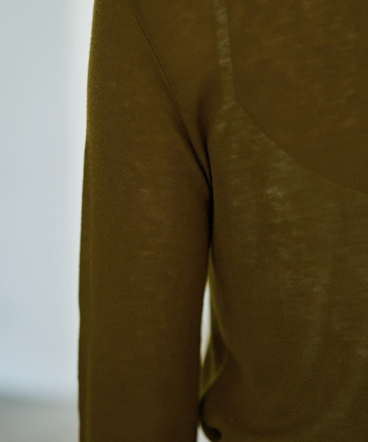 着用イメージ 166cm イエローカーキ