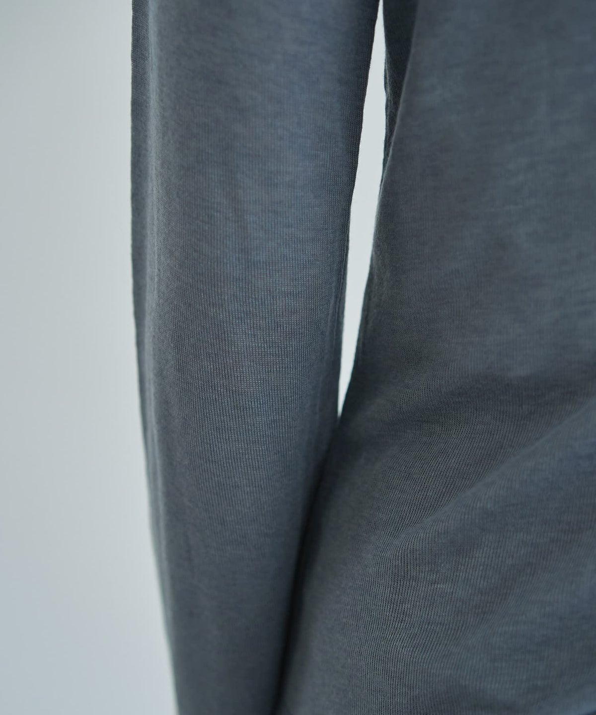 着用イメージ 166cm ブルーグレー