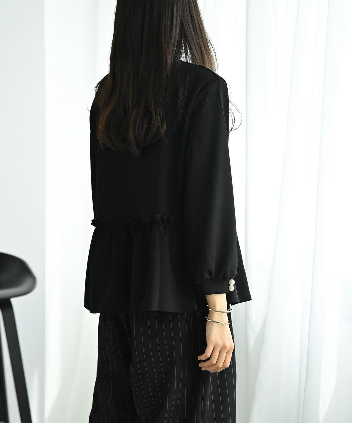 着用イメージ 169cm ブラック