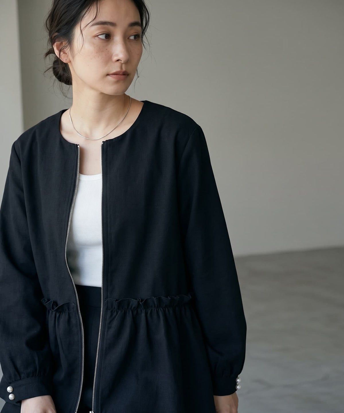 着用イメージ 170cm ブラック