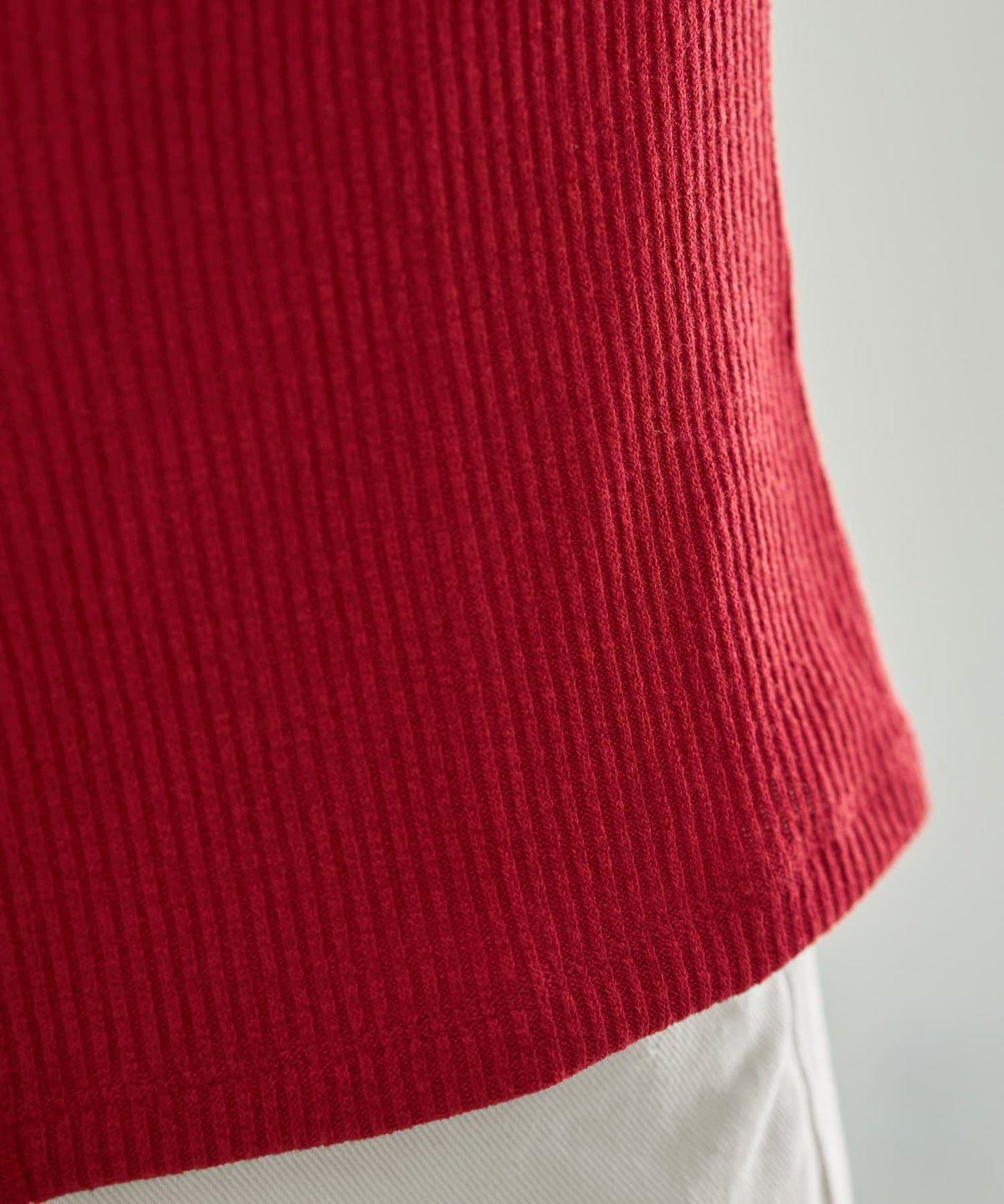 着用イメージ 166cm レッド