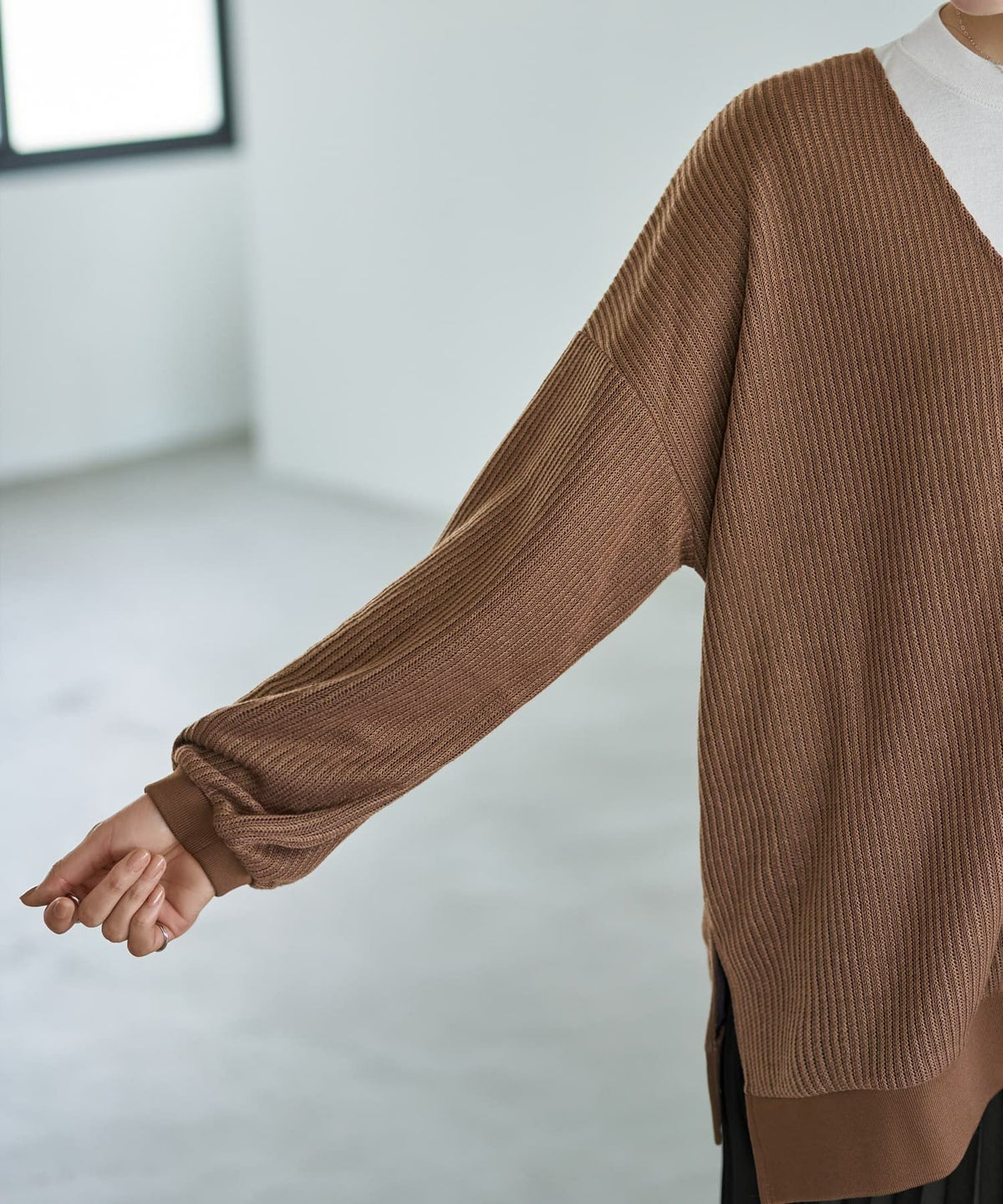 着用イメージ 166cm ブラウン