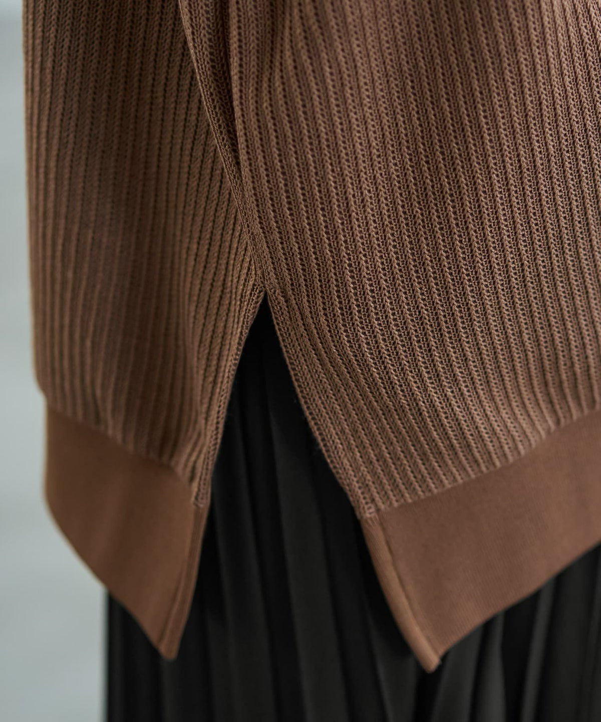 着用イメージ 166cm ブラウン