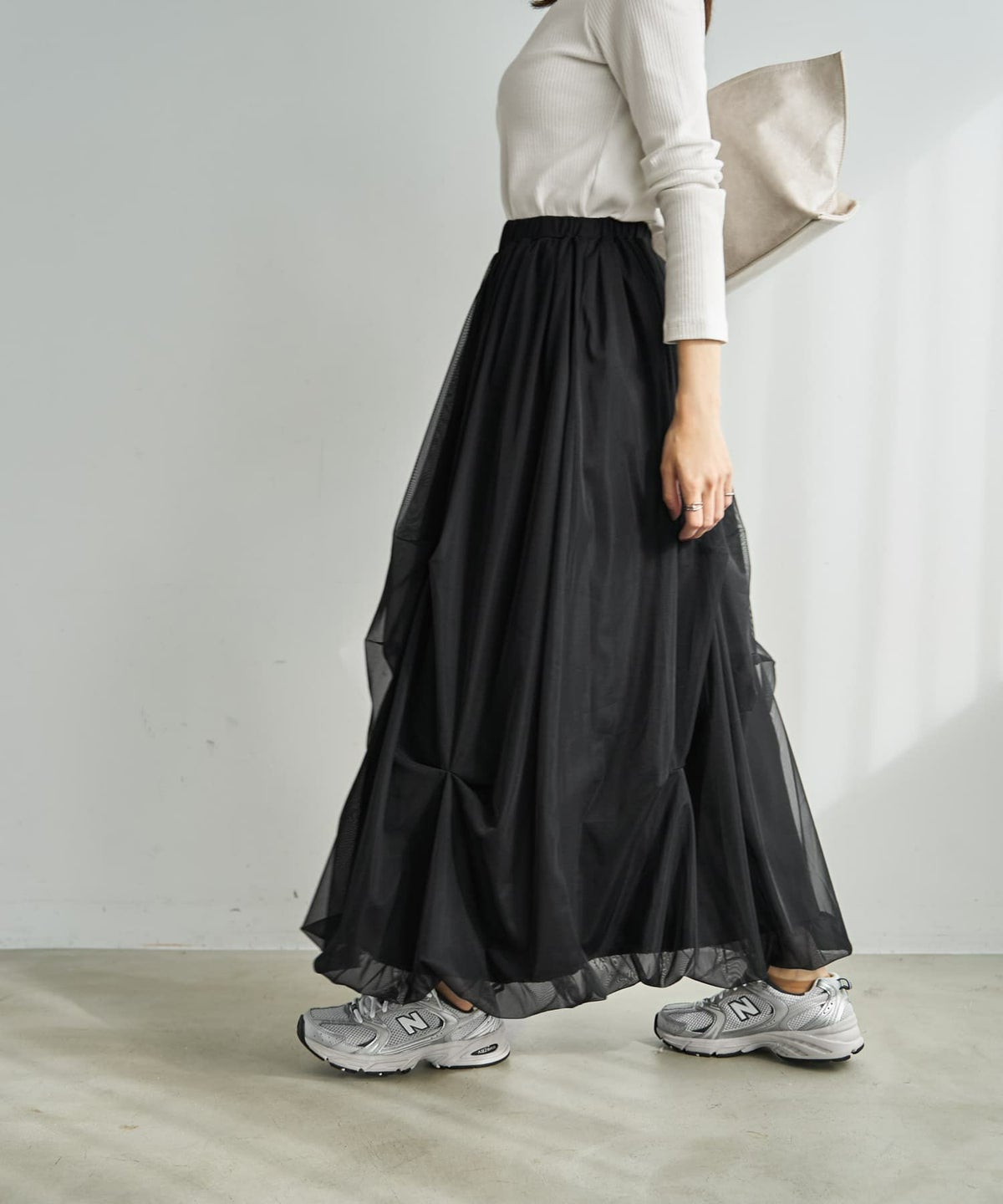 着用イメージ 166cm ブラック 02サイズ