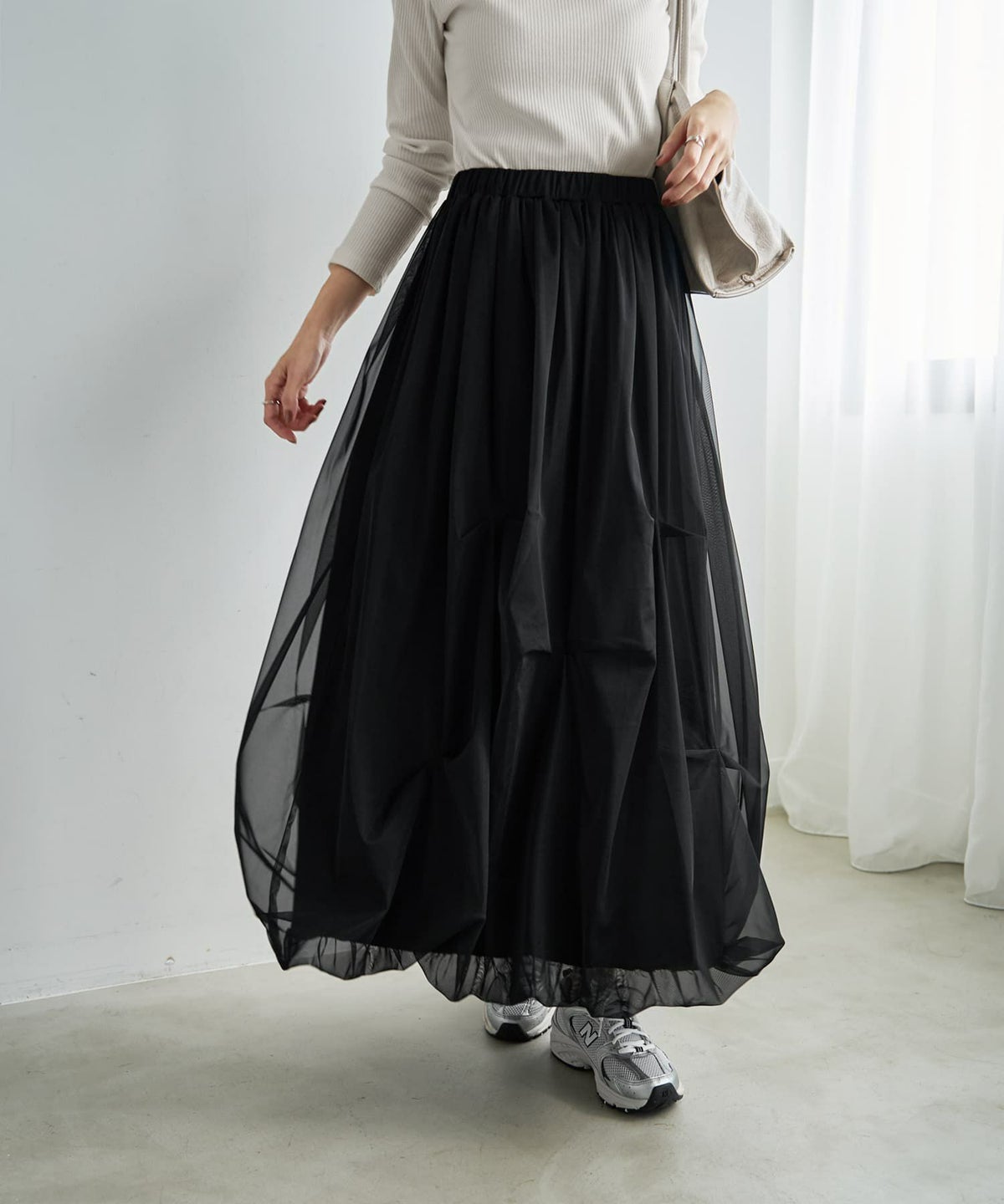 着用イメージ 166cm ブラック 02サイズ