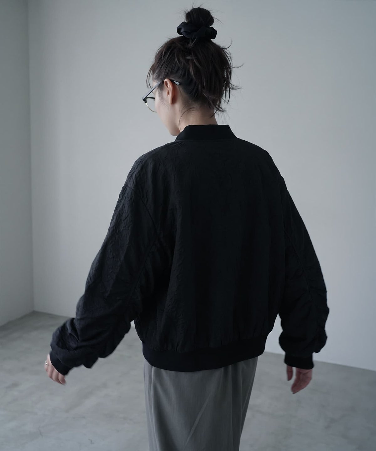 着用イメージ 170cm ブラック